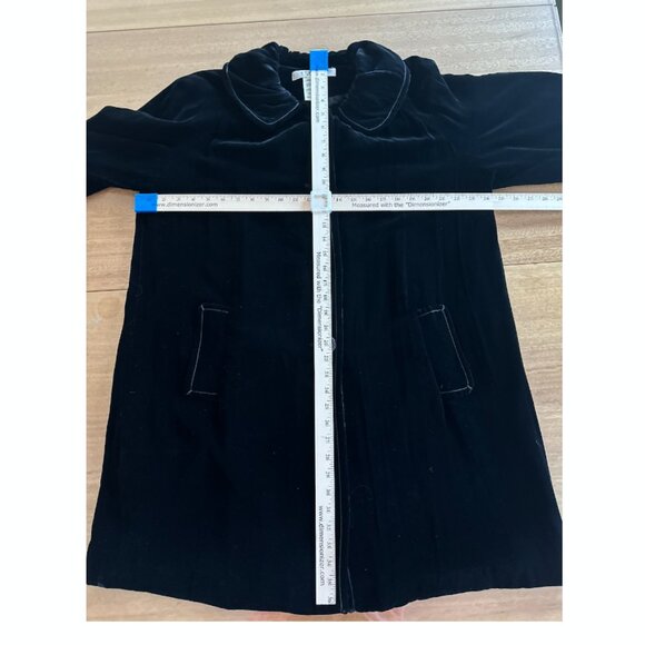 Studio-M Ruched Collar layering-piece soft velvet-feel holiday corpcore XL glam - Picture 9 of 14